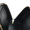 CHANEL Matelasse Vanity Chain Shoulder Bag Patent 2way Black CC Auth 209619A-25