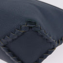 Bottega Veneta INTRECCIATO Shoulder Bag Leather Blue Auth 209621A-11