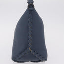 Bottega Veneta INTRECCIATO Shoulder Bag Leather Blue Auth 209621A-4