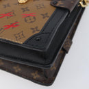 LOUIS VUITTON Monogram Reverse Trunk Clutch Shoulder Bag M43596 Auth 209626SAM-9