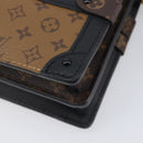 LOUIS VUITTON Monogram Reverse Trunk Clutch Shoulder Bag M43596 Auth 209626SAM-18