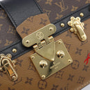LOUIS VUITTON Monogram Reverse Trunk Clutch Shoulder Bag M43596 Auth 209626SAM-19