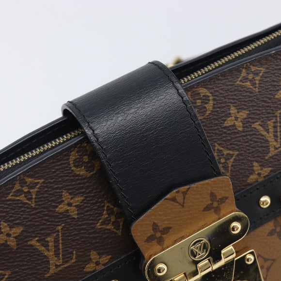 LOUIS VUITTON Monogram Reverse Trunk Clutch Shoulder Bag M43596 Auth 209626SAM