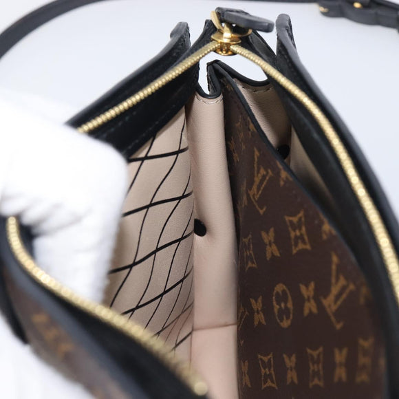 LOUIS VUITTON Monogram Reverse Trunk Clutch Shoulder Bag M43596 Auth 209626SAM