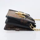 LOUIS VUITTON Monogram Reverse Trunk Clutch Shoulder Bag M43596 Auth 209626SAM-4