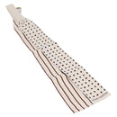 LOUIS VUITTON Scarf Rayon White Black MP0604 LV Auth 209627-2