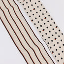 LOUIS VUITTON Scarf Rayon White Black MP0604 LV Auth 209627-4