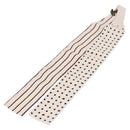 LOUIS VUITTON Scarf Rayon White Black MP0604 LV Auth 209627-7