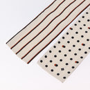 LOUIS VUITTON Scarf Rayon White Black MP0604 LV Auth 209627-8