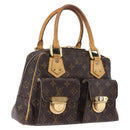 LOUIS VUITTON Monogram Manhattan PM Hand Bag M40026 LV Auth 209632-1