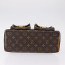 LOUIS VUITTON Monogram Manhattan PM Hand Bag M40026 LV Auth 209632-14