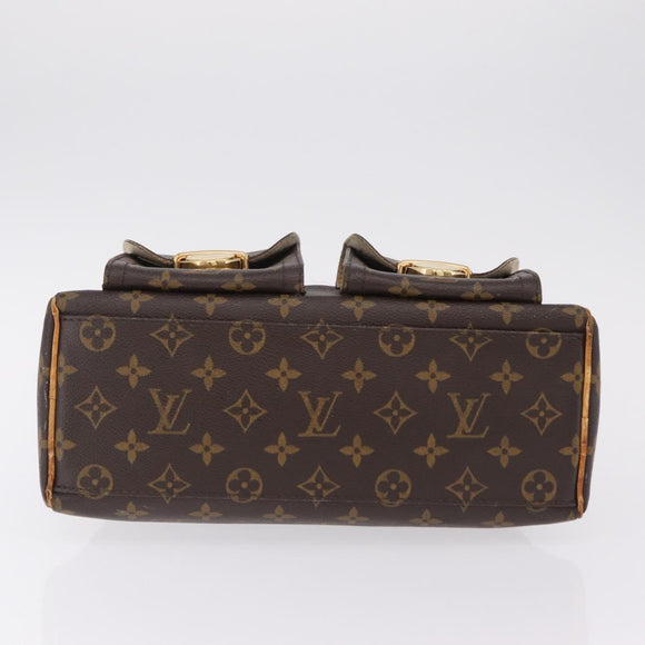 LOUIS VUITTON Monogram Manhattan PM Hand Bag M40026 LV Auth 209632