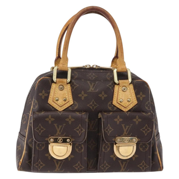 LOUIS VUITTON Monogram Manhattan PM Hand Bag M40026 LV Auth 209632