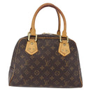 LOUIS VUITTON Monogram Manhattan PM Hand Bag M40026 LV Auth 209632-3
