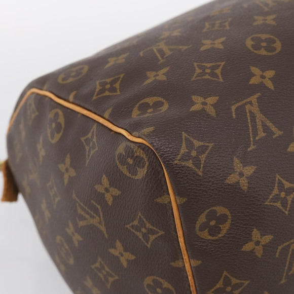 LOUIS VUITTON Monogram Speedy 35 Hand Bag M41524 LV Auth 209634V
