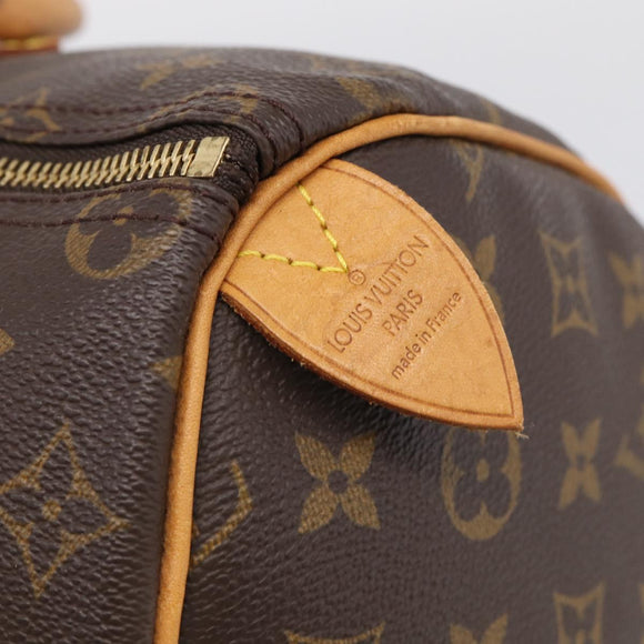 LOUIS VUITTON Monogram Speedy 35 Hand Bag M41524 LV Auth 209634V