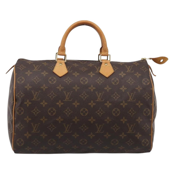 LOUIS VUITTON Monogram Speedy 35 Hand Bag M41524 LV Auth 209634V