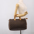 LOUIS VUITTON Monogram Speedy 35 Hand Bag M41524 LV Auth 209634V-21