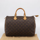 LOUIS VUITTON Monogram Speedy 35 Hand Bag M41524 LV Auth 209634V-22