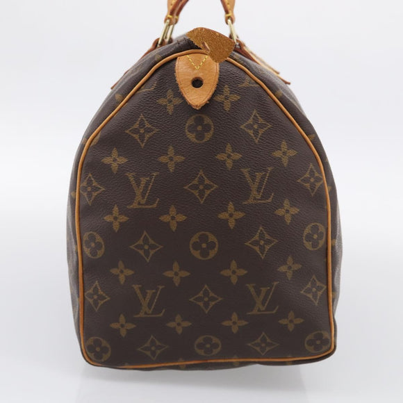 LOUIS VUITTON Monogram Speedy 35 Hand Bag M41524 LV Auth 209634V