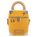 LOUIS VUITTON Vertical Box Trunk Shoulder Bag Saffron M59666 Auth 209644SAM-2