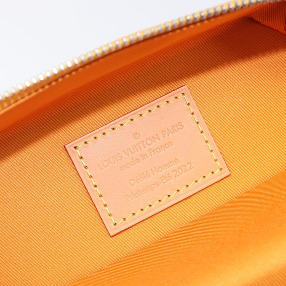 LOUIS VUITTON Vertical Box Trunk Shoulder Bag Saffron M59666 Auth 209644SAM