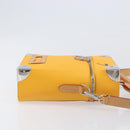 LOUIS VUITTON Vertical Box Trunk Shoulder Bag Saffron M59666 Auth 209644SAM-4