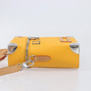 LOUIS VUITTON Vertical Box Trunk Shoulder Bag Saffron M59666 Auth 209644SAM-5