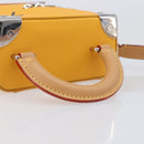 LOUIS VUITTON Vertical Box Trunk Shoulder Bag Saffron M59666 Auth 209644SAM-7