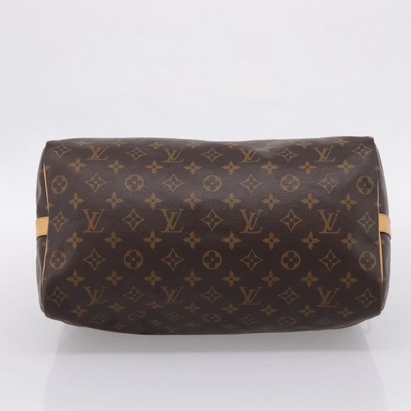 LOUIS VUITTON Monogram Speedy Bandouliere 35 Hand Bag M41111 LV Auth 209645A