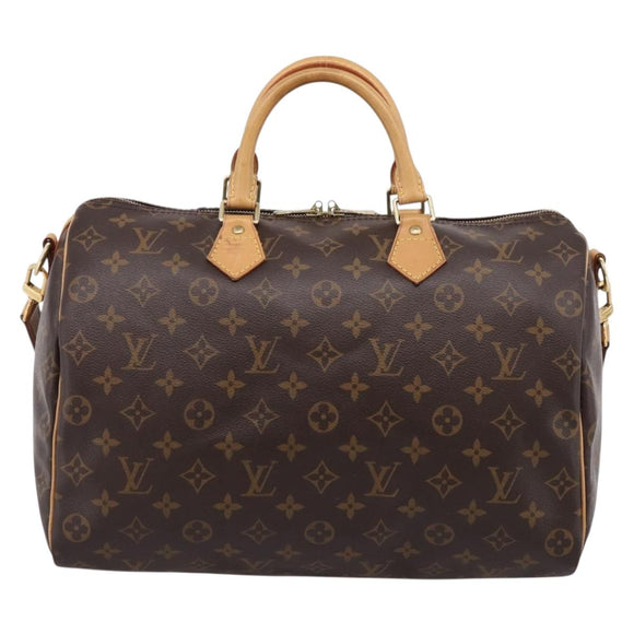 LOUIS VUITTON Monogram Speedy Bandouliere 35 Hand Bag M41111 LV Auth 209645A