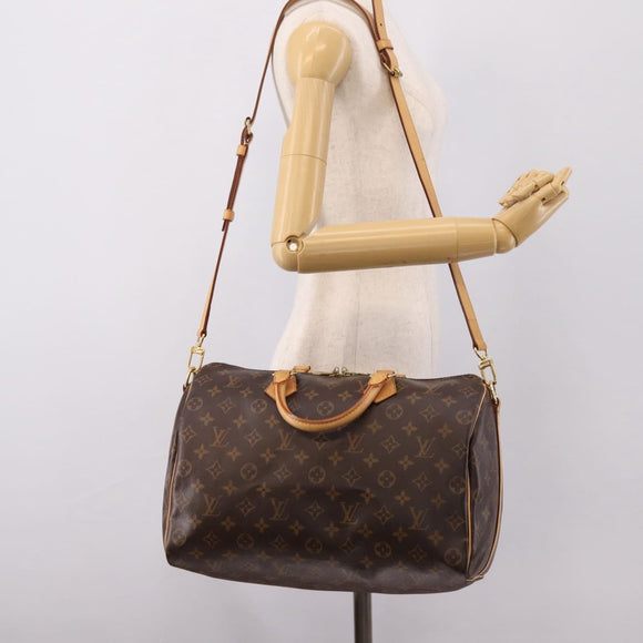 LOUIS VUITTON Monogram Speedy Bandouliere 35 Hand Bag M41111 LV Auth 209645A