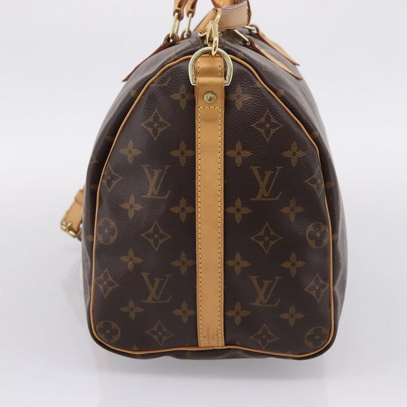LOUIS VUITTON Monogram Speedy Bandouliere 35 Hand Bag M41111 LV Auth 209645A