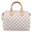 LOUIS VUITTON Damier Azur Speedy Bandouliere 25 Hand Bag N41374 Auth 209646SAV-2