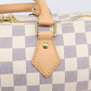 LOUIS VUITTON Damier Azur Speedy Bandouliere 25 Hand Bag N41374 Auth 209646SAV-20