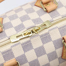 LOUIS VUITTON Damier Azur Speedy Bandouliere 25 Hand Bag N41374 Auth 209646SAV-22