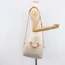 LOUIS VUITTON Damier Azur Speedy Bandouliere 25 Hand Bag N41374 Auth 209646SAV-28