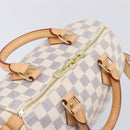 LOUIS VUITTON Damier Azur Speedy Bandouliere 25 Hand Bag N41374 Auth 209646SAV-6