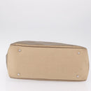 CHANEL Paris Biarritz Tote Bag Canvas Gold Silver CC Auth 209649A-10
