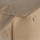 CHANEL Paris Biarritz Tote Bag Canvas Gold Silver CC Auth 209649A-16