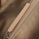 CHANEL Paris Biarritz Tote Bag Canvas Gold Silver CC Auth 209649A-19