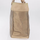 CHANEL Paris Biarritz Tote Bag Canvas Gold Silver CC Auth 209649A-4