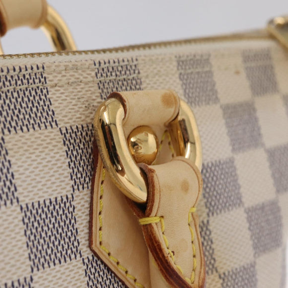 LOUIS VUITTON Damier Azur Saleya PM Tote Bag N51186 LV Auth 209650