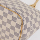 LOUIS VUITTON Damier Azur Saleya PM Tote Bag N51186 LV Auth 209650-15