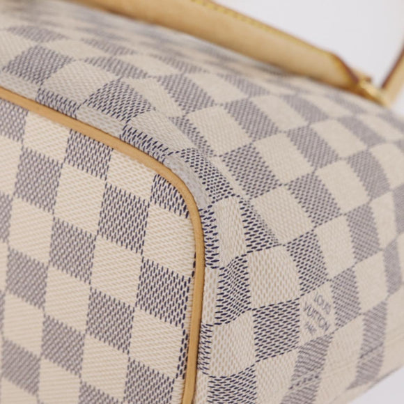 LOUIS VUITTON Damier Azur Saleya PM Tote Bag N51186 LV Auth 209650