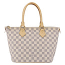 LOUIS VUITTON Damier Azur Saleya PM Tote Bag N51186 LV Auth 209650-2