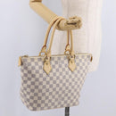 LOUIS VUITTON Damier Azur Saleya PM Tote Bag N51186 LV Auth 209650-26