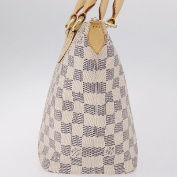 LOUIS VUITTON Damier Azur Saleya PM Tote Bag N51186 LV Auth 209650