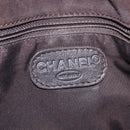 CHANEL Shoulder Bag Suede Brown CC Auth 209651A-17