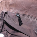 CHANEL Shoulder Bag Suede Brown CC Auth 209651A-21